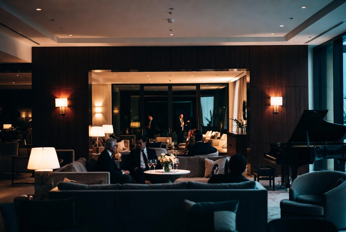 Exclusive private business lounge